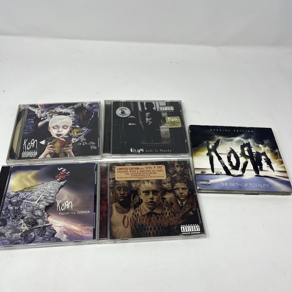 Other - Korn CD Lot (5) Path Of Totality Life Is Peachy Follow The Leader Untouchables